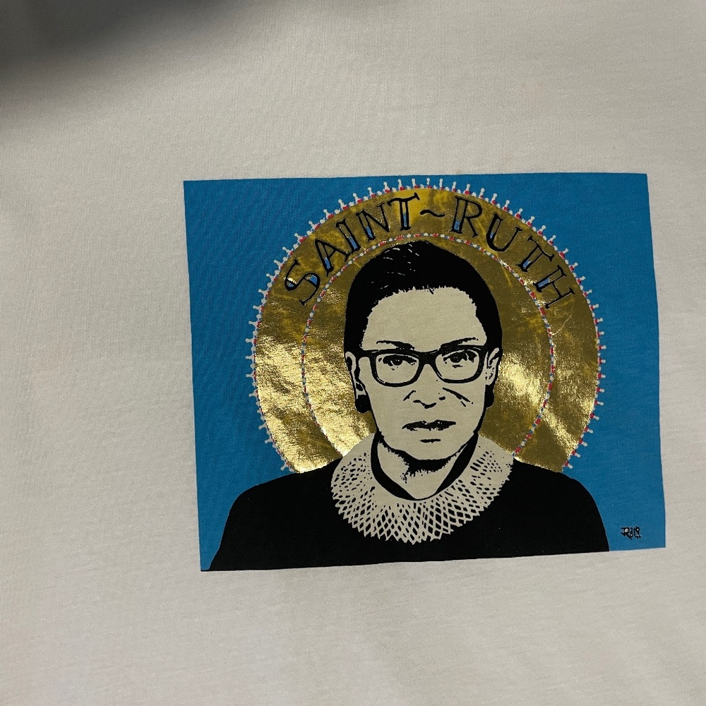Proof of Concept - One of kind Ruth Bader Ginsberg T-Shirt Women L